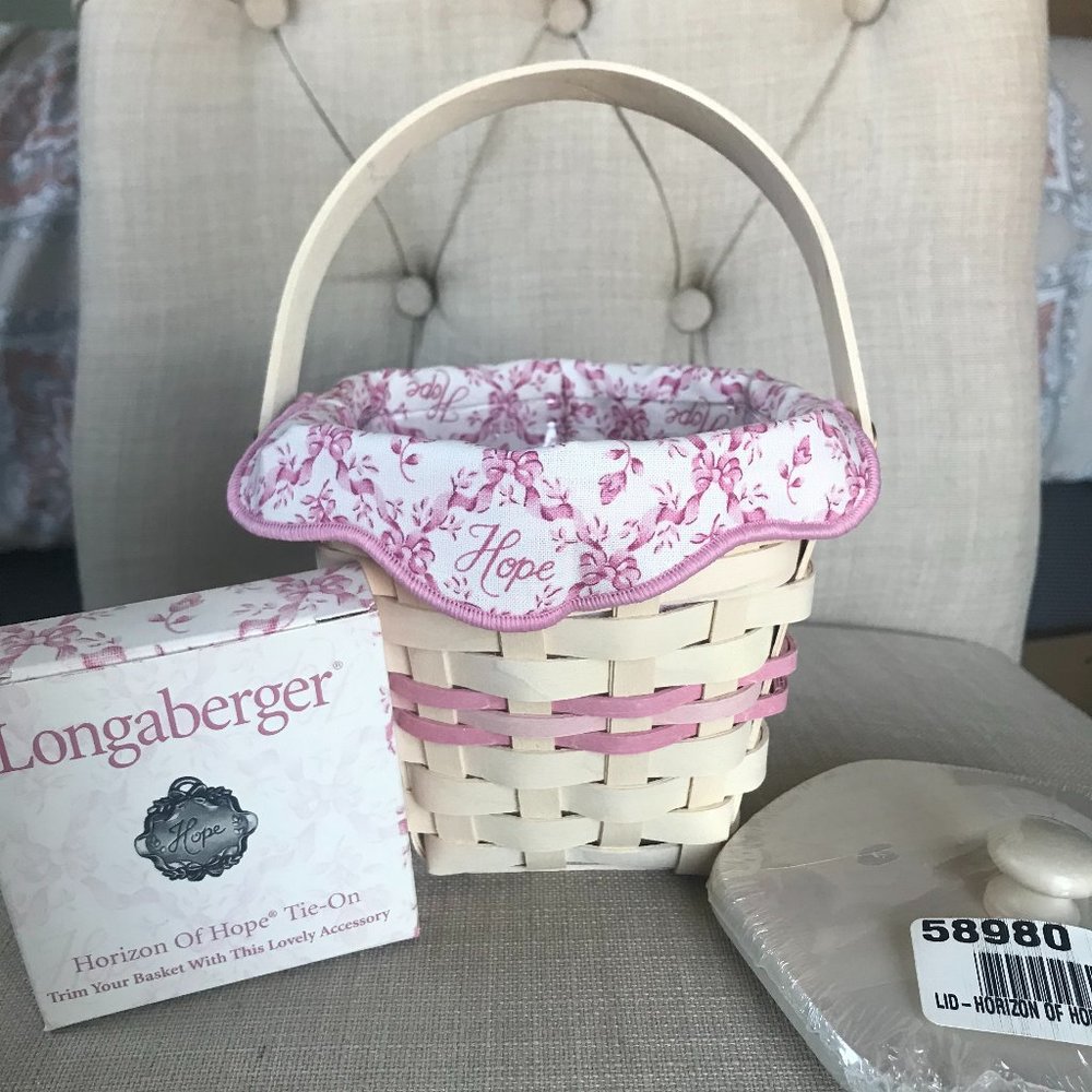 NWOT Horizon of Hope Longaberger Basket (2 avlbl)